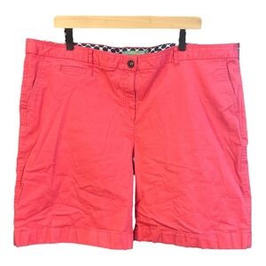 Boden Pink Bermuda Shorts 7” Inseam Size 18 LE1